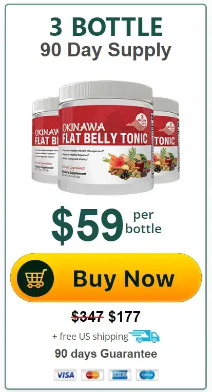 Okinawa Flat Belly Tonic 3 bottle 