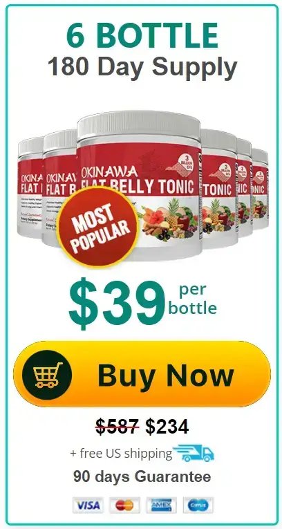 Okinawa Flat Belly Tonic 6 bottle 